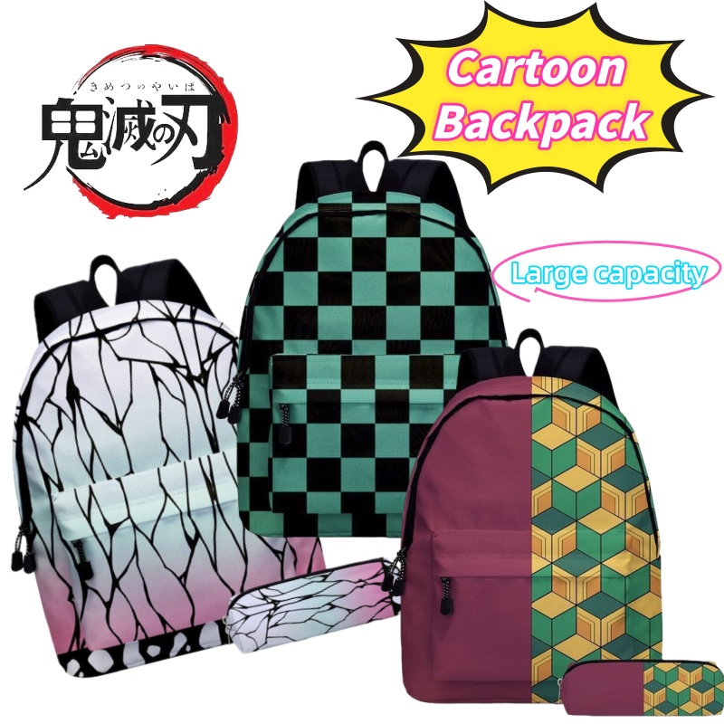 Travel Accessories And Bags - Demon Slayer Kochou Shinobu Kamado Tanjirou