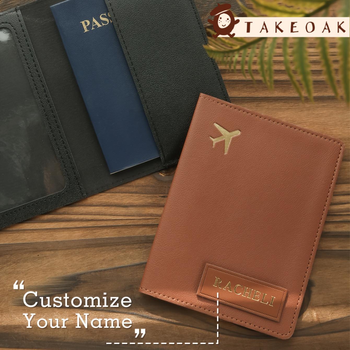 Travel Accessories Overseas - Özel Sıcak Baskılı İsimli Pasaport Kılıfı