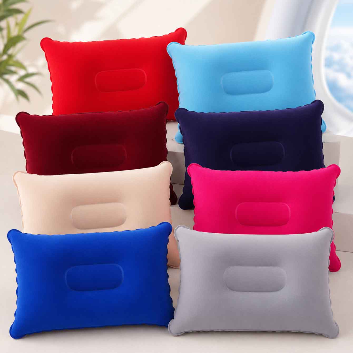 Travel Pillow Inflatable - 2'li Paket Ultra Hafif Şişirilebilir Yastık