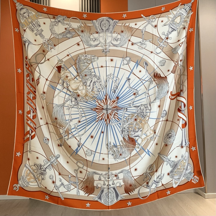 Travel Accessories Luxury - Lüks Marka Eşarp Büyük Ipek Şal