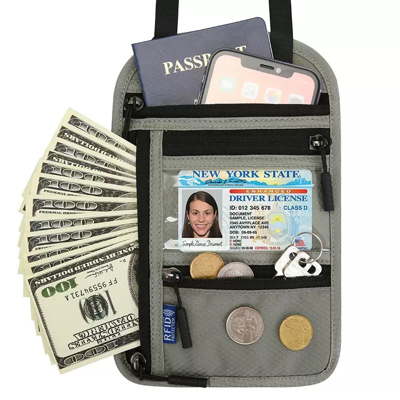 Travel Accessories Overseas - Yurtdışı Seyahat RFID Boyun Askılı Pasaport