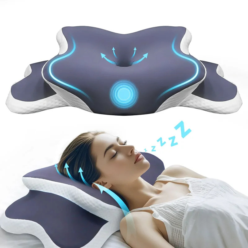 Neck Pillow Memory Foam - Hafızalı Köpük Yastık Servikal Yastık Boyun