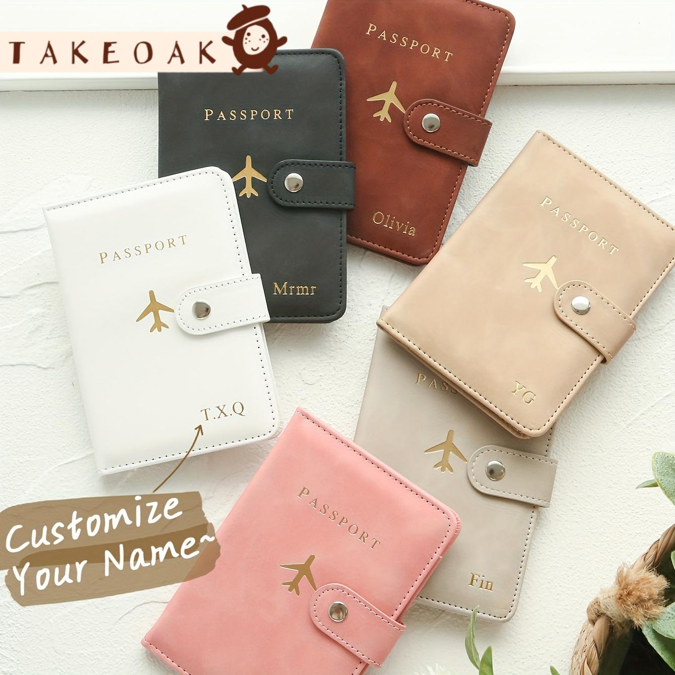Travel Accessories Overseas - Kişiye Özel İsimli PU Deri Pasaport