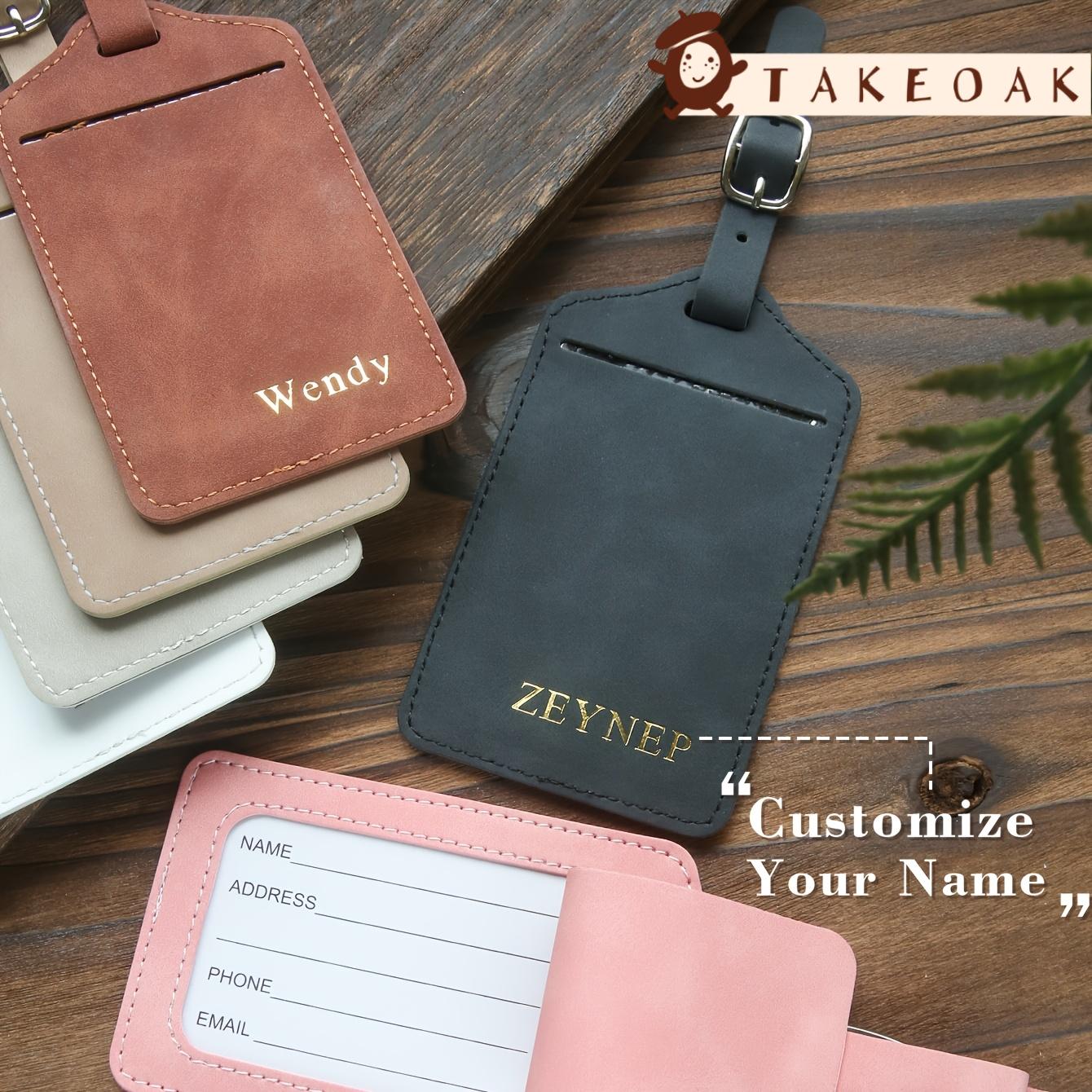 Travel Accessories Overseas - Retro Mat Yumuşak Deri Özel Altın
