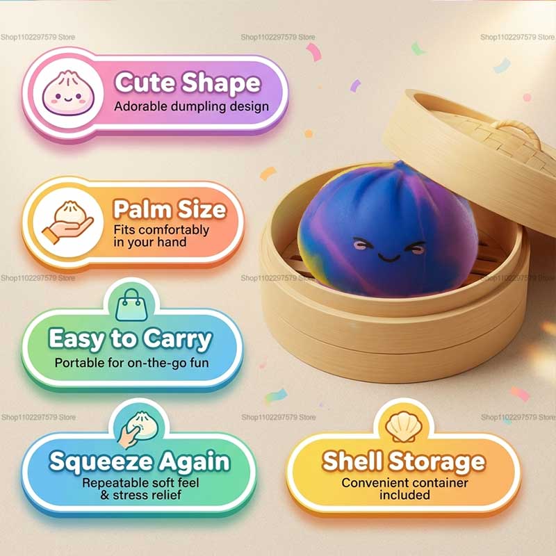 Travel Accessories Unique - Yeni Gökkuşağı Oyuncağı, Buharlı Kutulu Sıkmalı