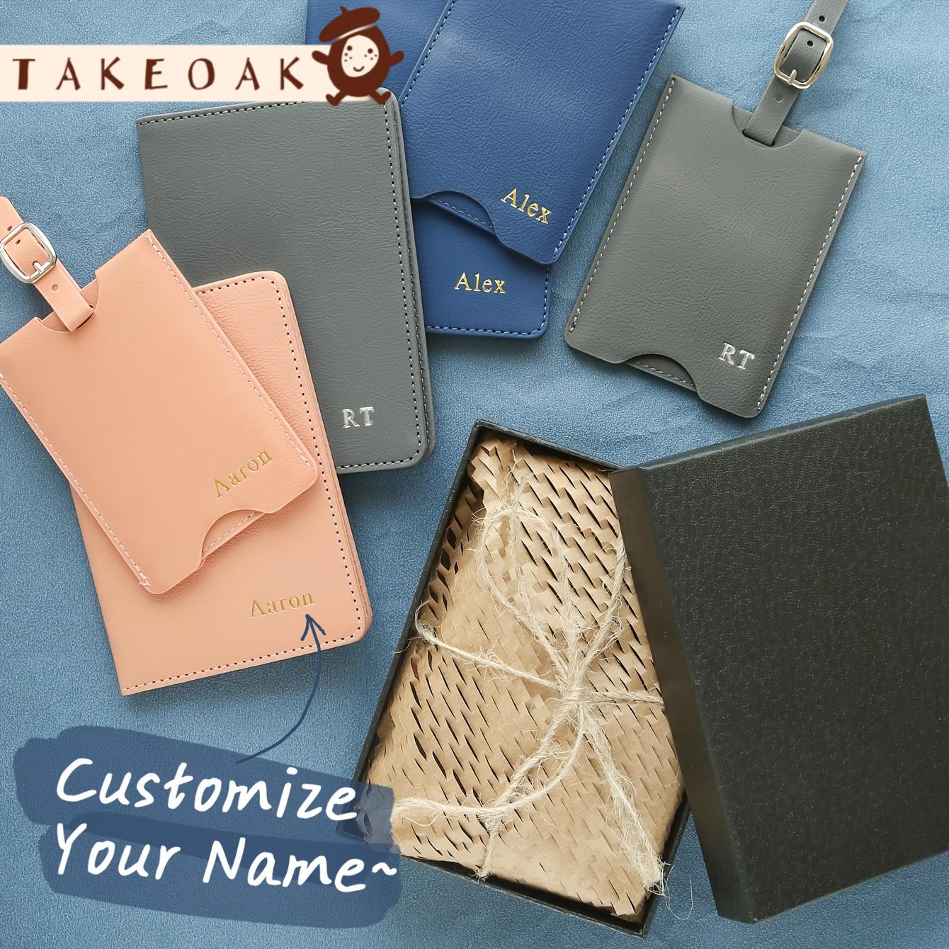 Travel Accessories Overseas - Kişiye Özel İsim Baş Harfli Deri