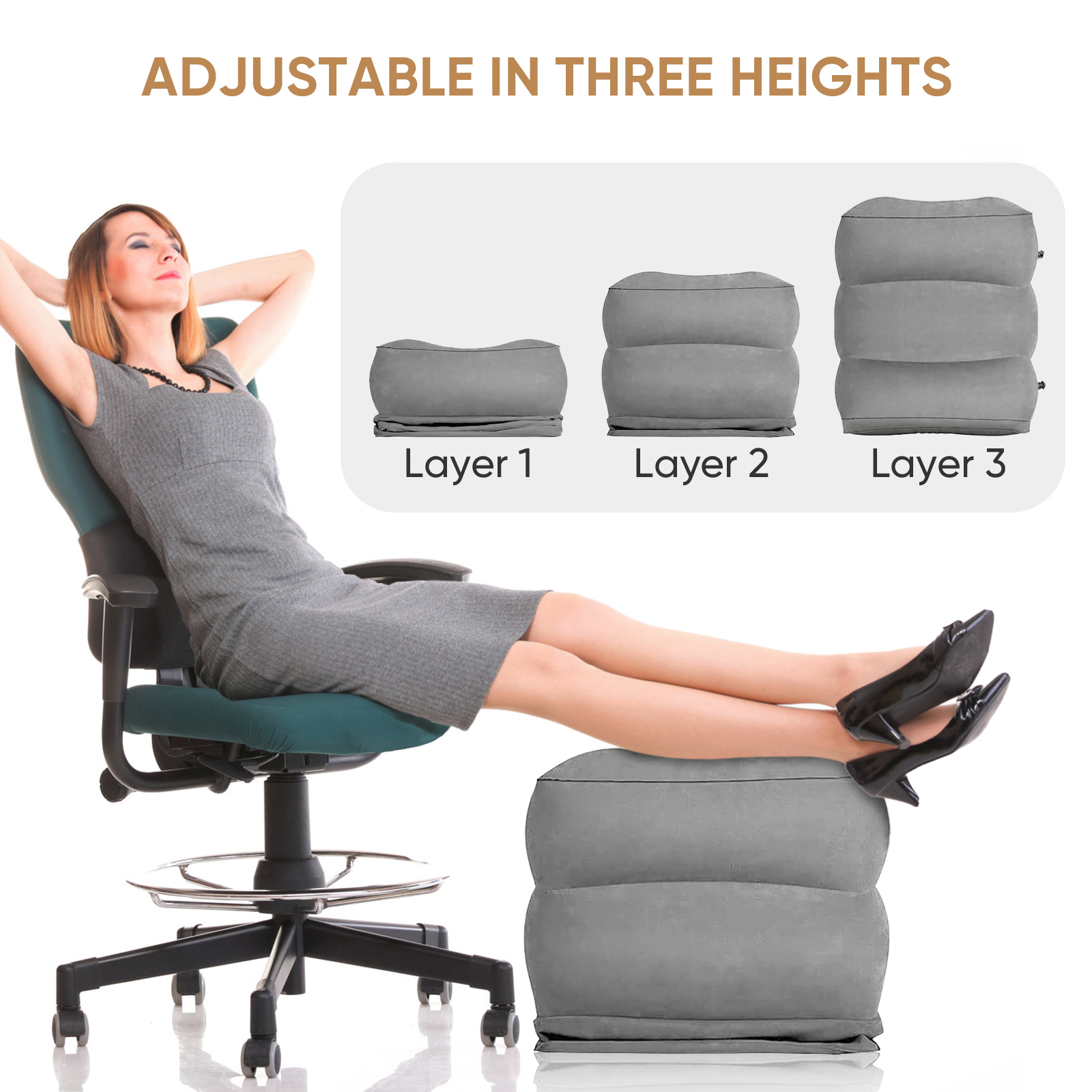 Uçak Ayak Dayama Aparatı Seyah - Travel Pillow Inflatable incelemesi ve fiyatı