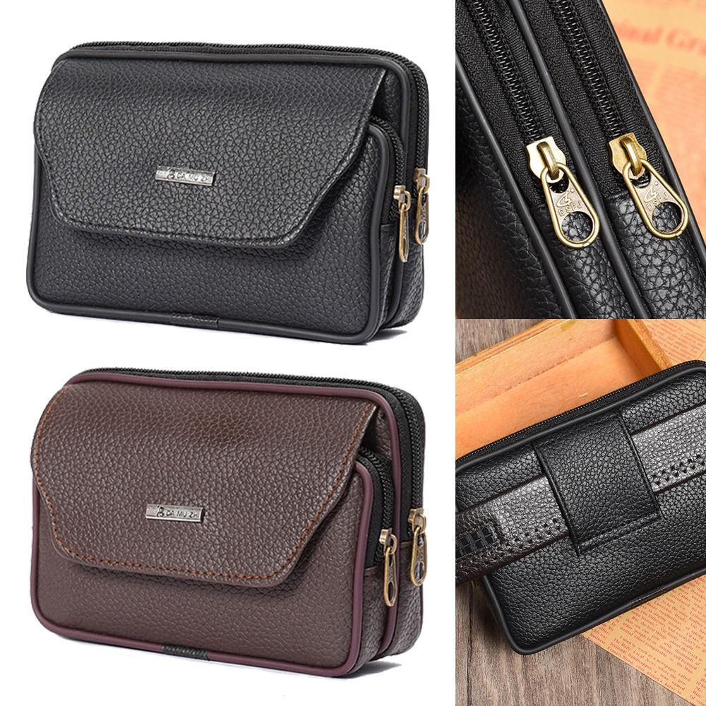 Günlük PU Deri Erkek Bel Çanta - Travel Accessories For Men incelemesi ve fiyatı