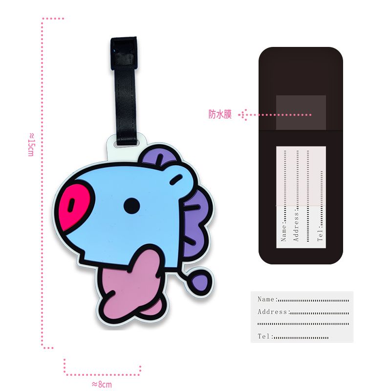 BT21 çizgi film sevimli anahta - Travel Accessories Unique incelemesi ve fiyatı