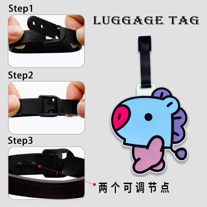 BT21 çizgi film sevimli anahta - Travel Accessories Unique incelemesi ve fiyatı