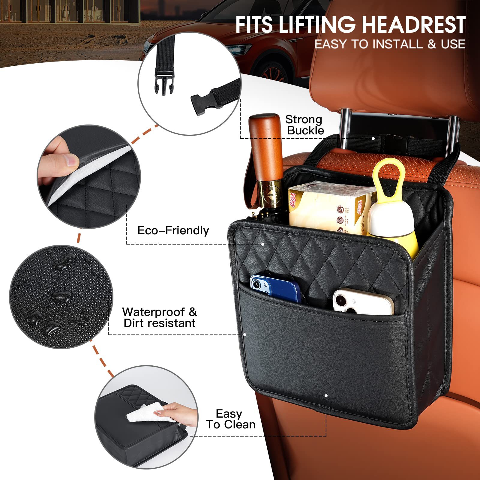 Asılı Saklama Cebi Otomotiv Ar - Travel Accessories For Car incelemesi ve fiyatı