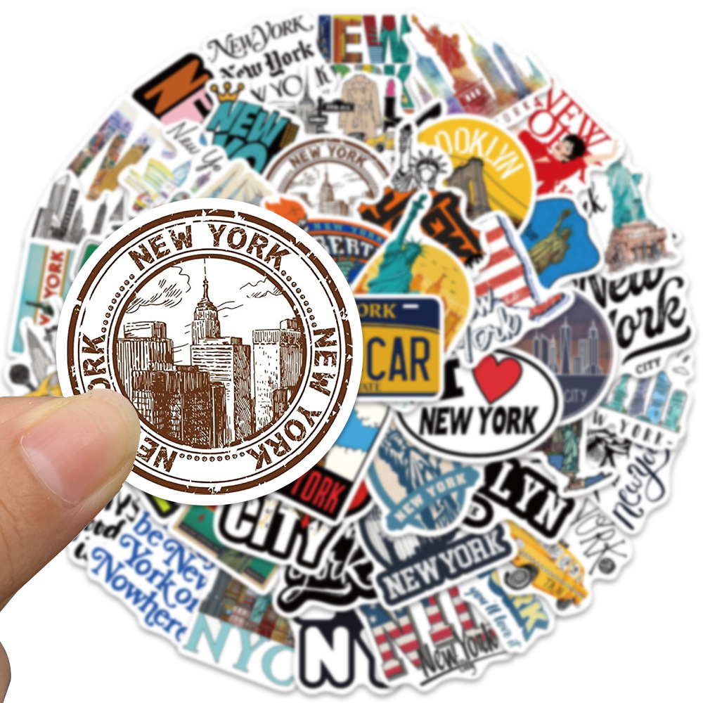 10/30/50 adet karikatür New Yo - Travel Accessories New York incelemesi ve fiyatı
