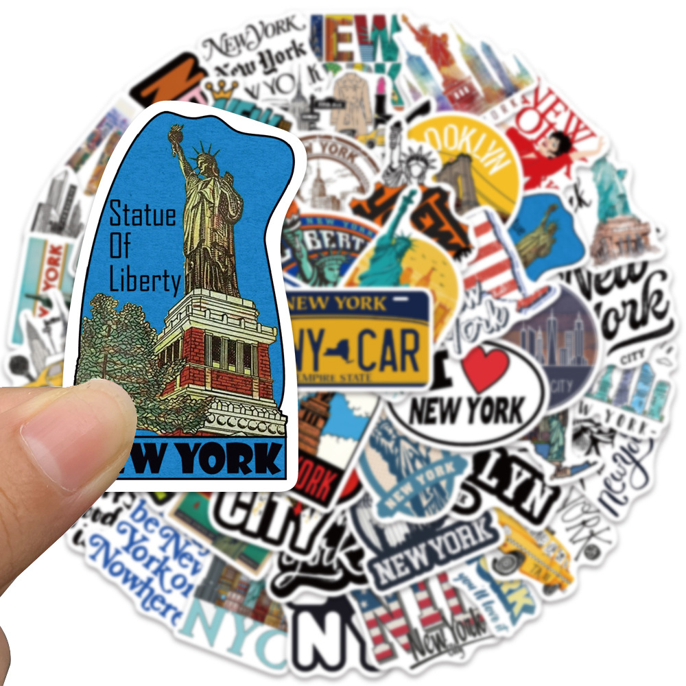 10/30/50 adet karikatür New Yo - Travel Accessories New York incelemesi ve fiyatı