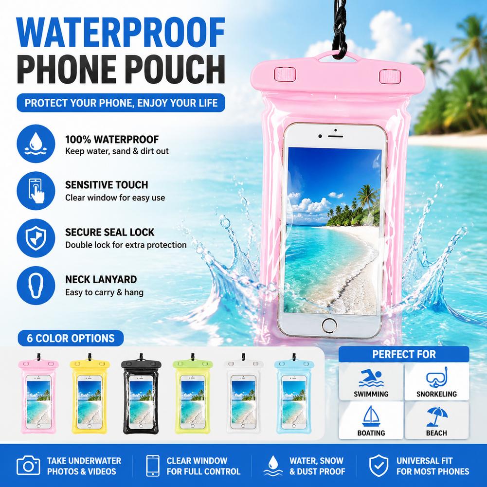 Şeffaf Su Geçirmez Telefon Kıl - Travel Accessories And Bags incelemesi ve fiyatı