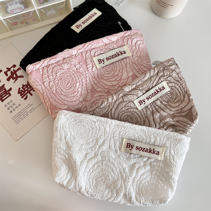 Fransız kabartmalı çiçekler se - Travel Accessories Kit For Women incelemesi ve fiyatı
