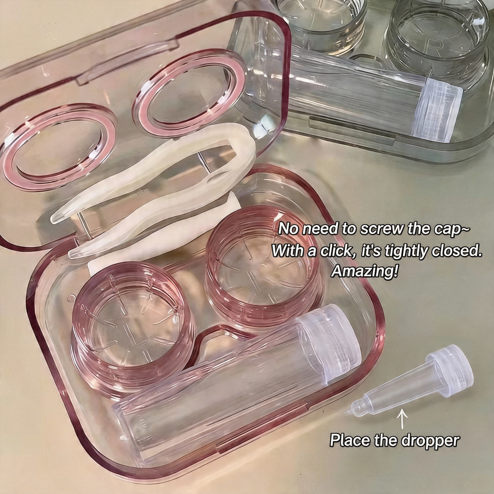 KLASSNUM Sevimli Kontakt Lens  - Travel Accessories Kit For Women incelemesi ve fiyatı