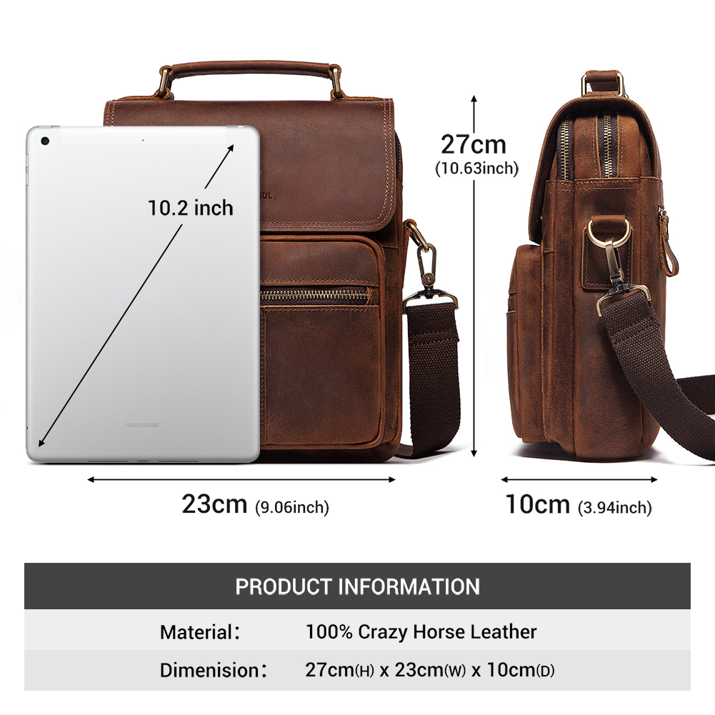 HUMERPAUL Hakiki Deri erkek om - Travel Accessories Luxury incelemesi ve fiyatı
