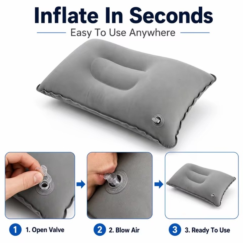 Taşınabilir Katlanabilir Şişme - Travel Pillow Inflatable incelemesi ve fiyatı